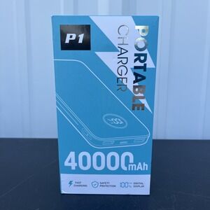 Iapos‎ P1 Portable Charger 40000mah Power Bank, USB-C (22.5W), Black